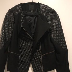 Chic black Moto jacket never worn